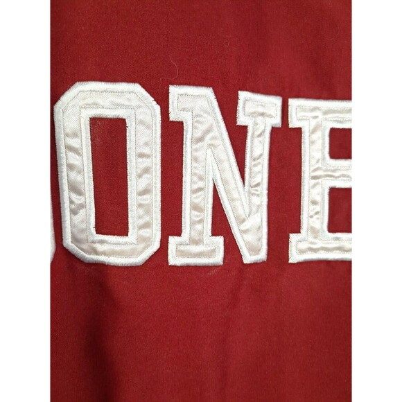 58 Sports Mens Pullover Windbreaker Jacket 1/4 Zip Oklahoma Sooners Size Large - Picture 4 of 8